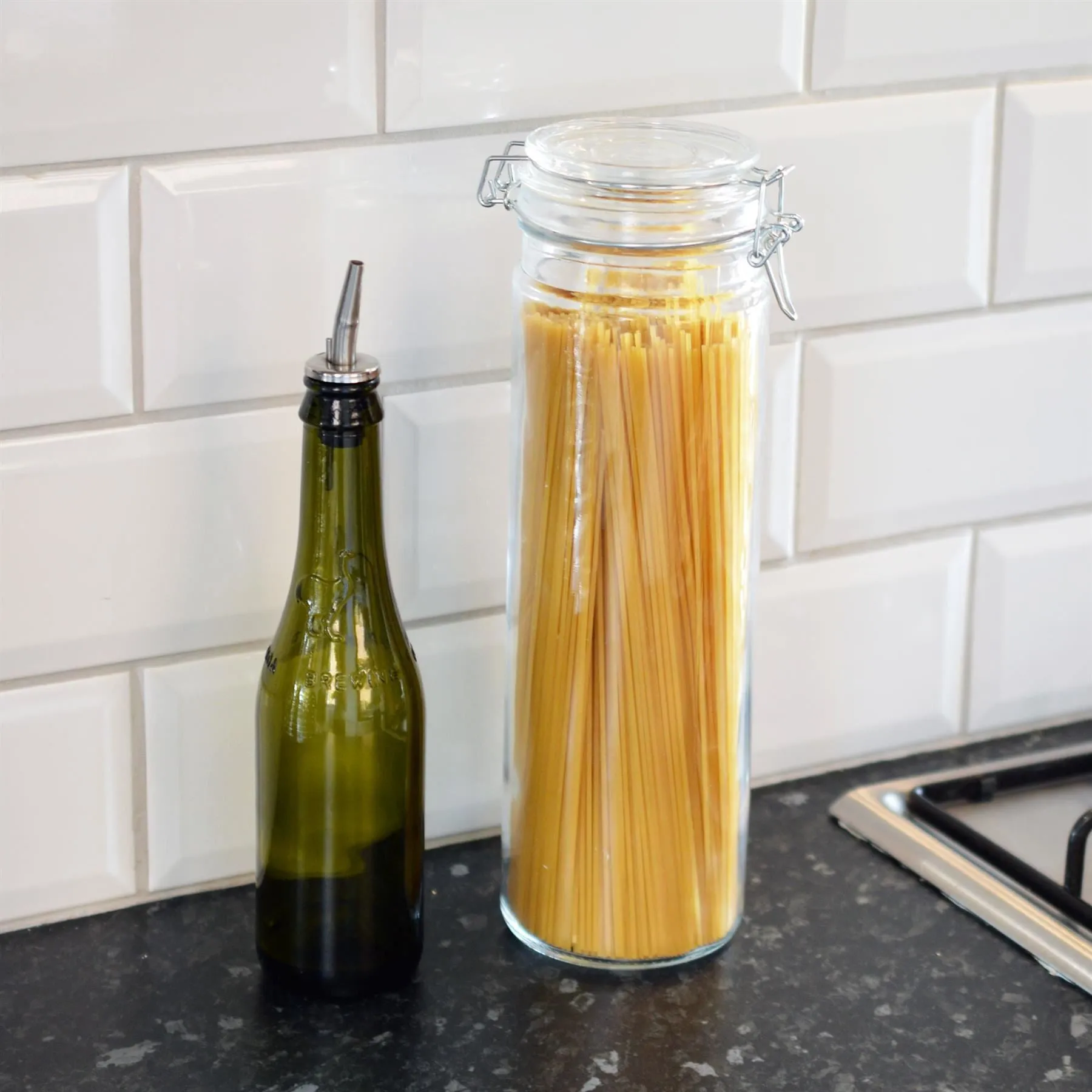 2L Classic Glass Storage Jars - Pack of 3 - By Argon Tableware