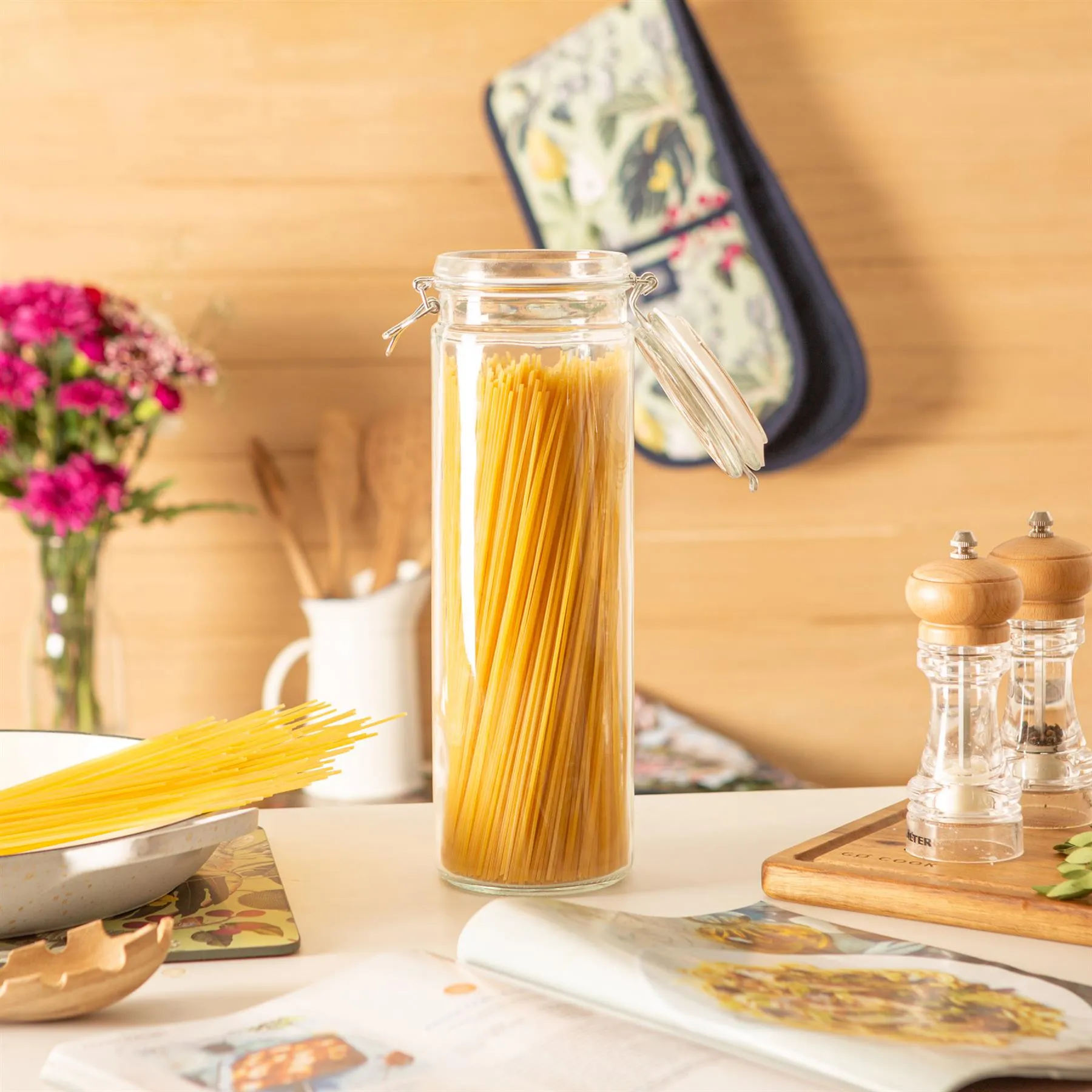 2L Classic Glass Storage Jars - Pack of 3 - By Argon Tableware