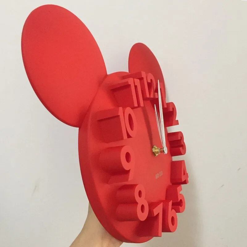 3D Digital Wall Clock for Children's Bedroom Decor