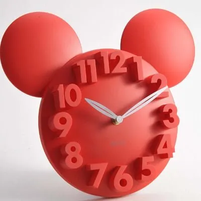 3D Digital Wall Clock for Children's Bedroom Decor