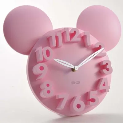 3D Digital Wall Clock for Children's Bedroom Decor