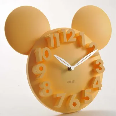 3D Digital Wall Clock for Children's Bedroom Decor