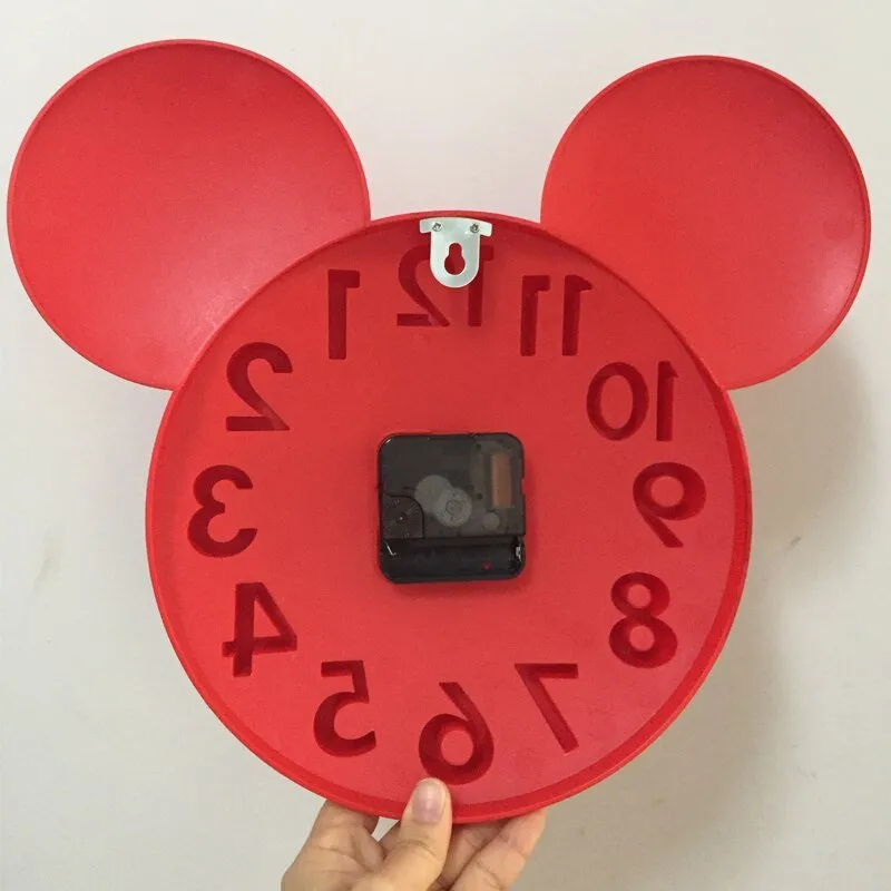 3D Digital Wall Clock for Children's Bedroom Decor