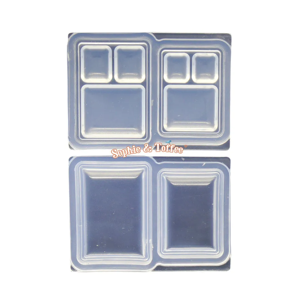3D Food Tray Miniature Silicone Mold