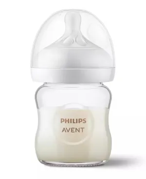 4 oz Glass Anti-Colic Baby Bottle [1-Pack]