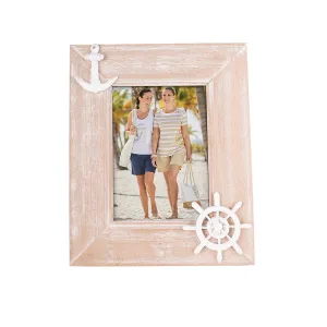 5 in. x 7 in. Wood Anchor & Wheel Frame