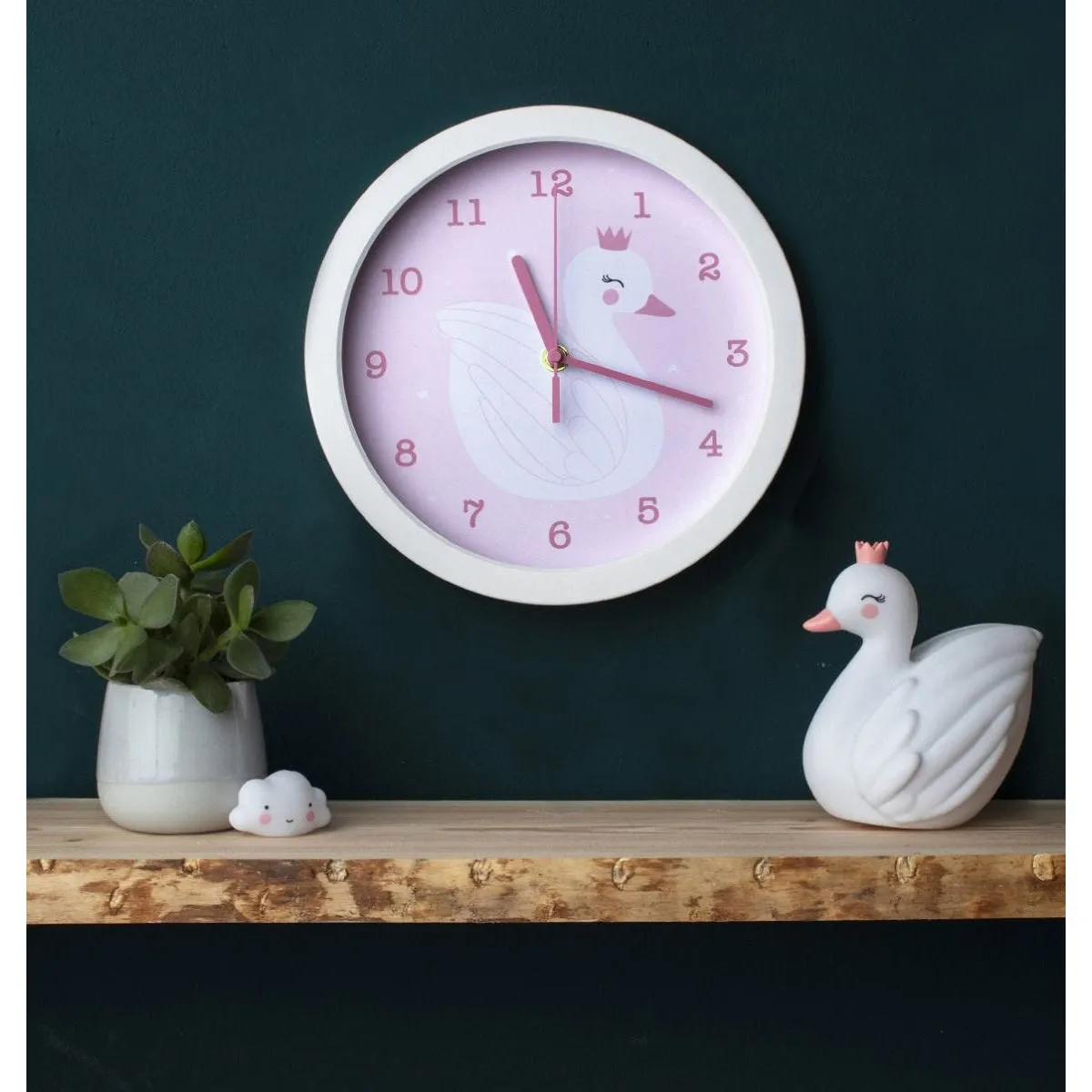 A Little Lovely Company Clock Swan