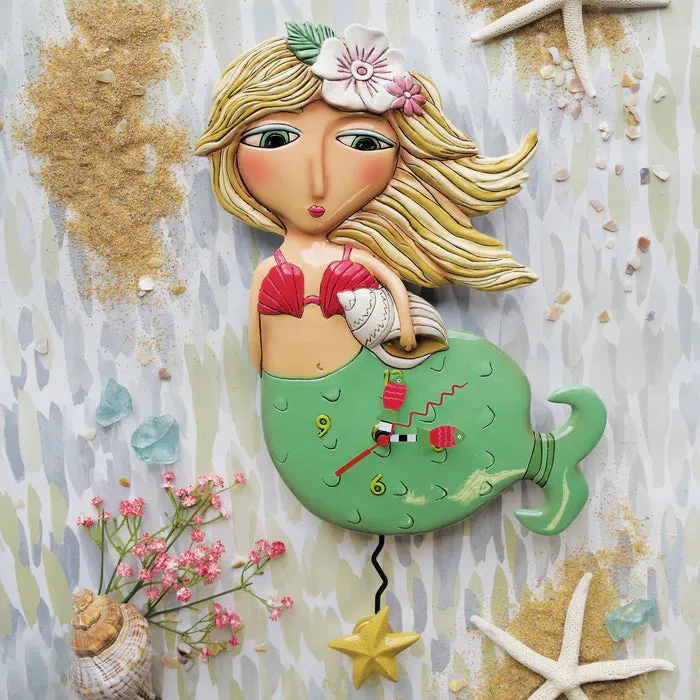 Allen Designs Shelley Mermaid Clock