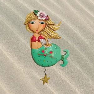Allen Designs Shelley Mermaid Clock