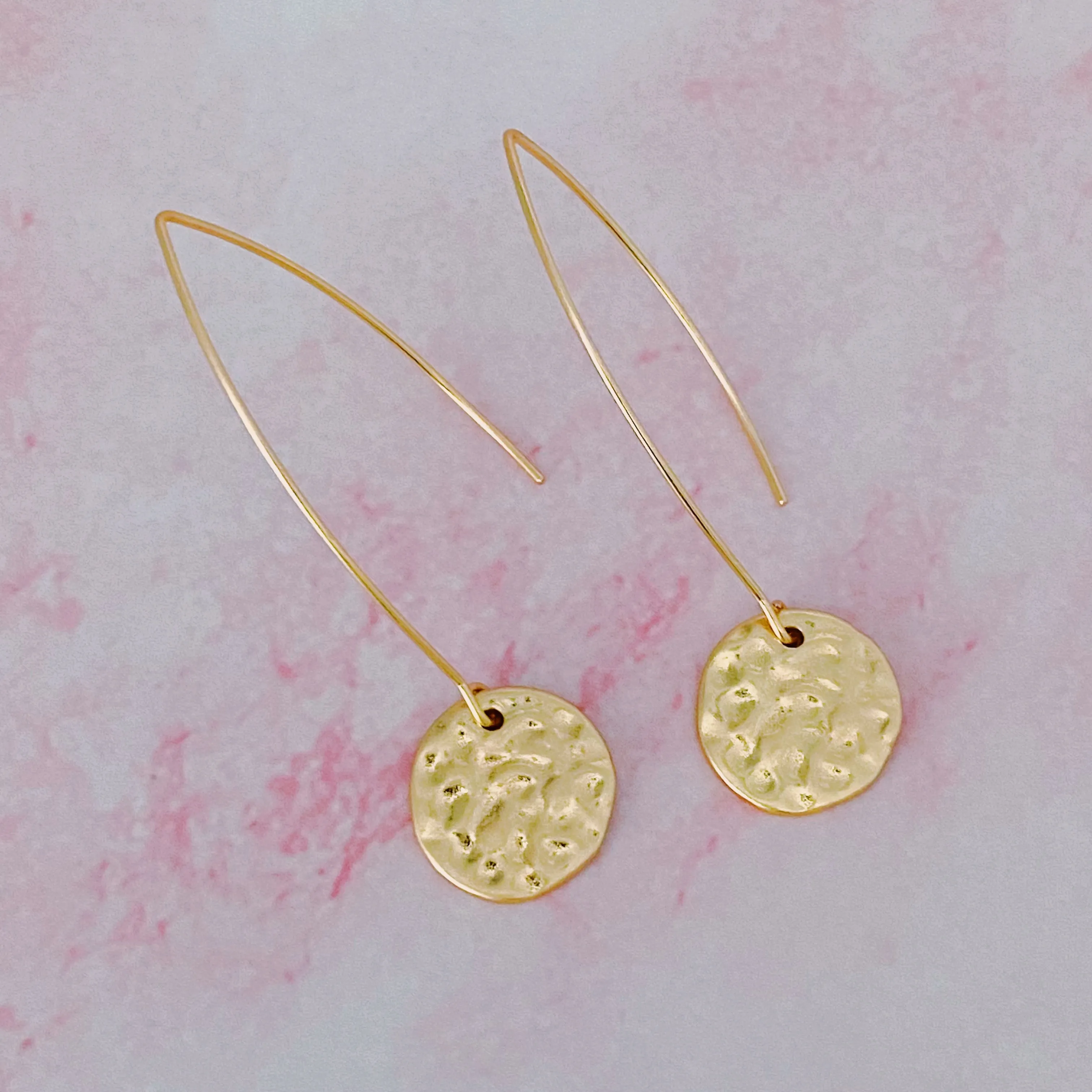 Antique Moon Drop Earrings
