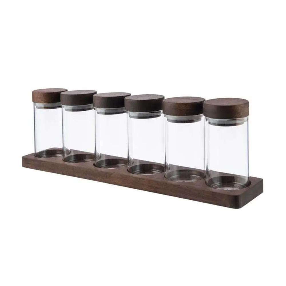 Artisan Street 6 Spice Jars With Board
