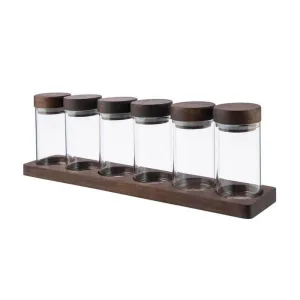 Artisan Street 6 Spice Jars With Board
