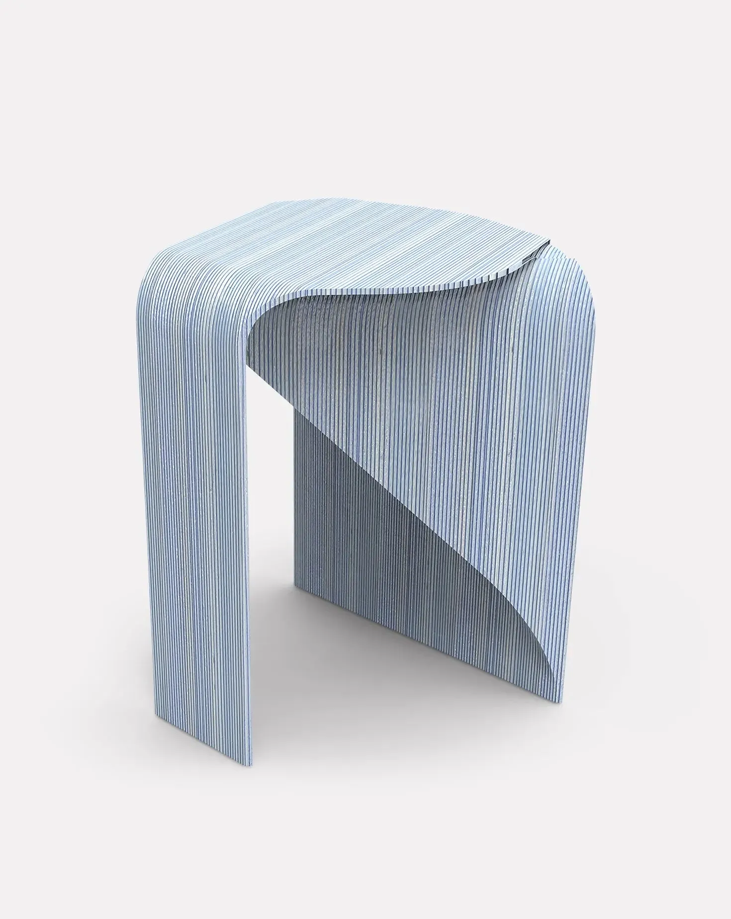 Arzachena Striated Azure Stool