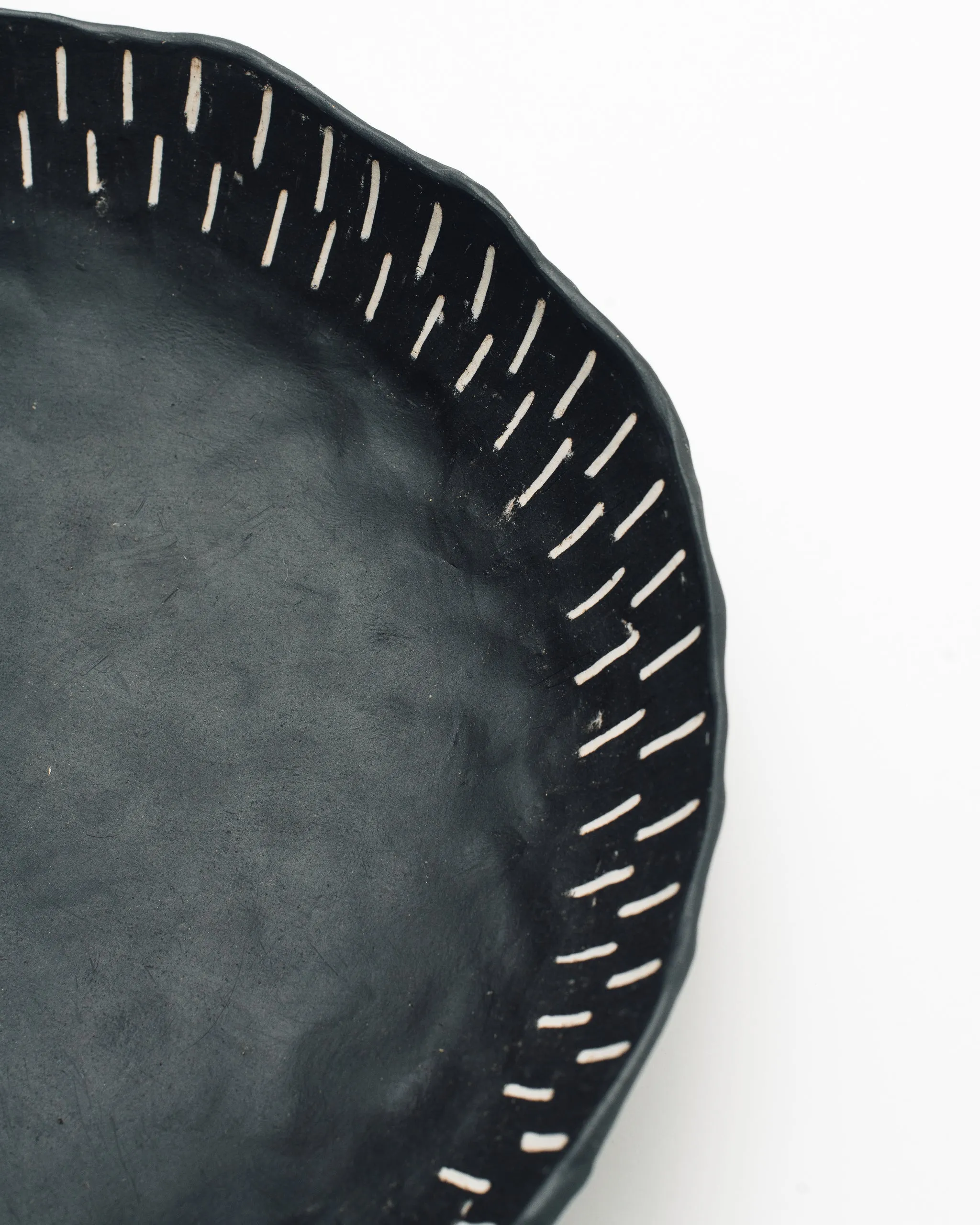 Ayame Bullock Black Mudcloth Bowls