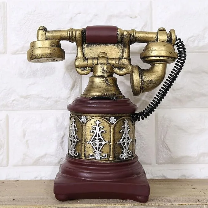 Babymoon Resin Retro Miniature Telephone | Decorative Add-ons | Baby Photography Props
