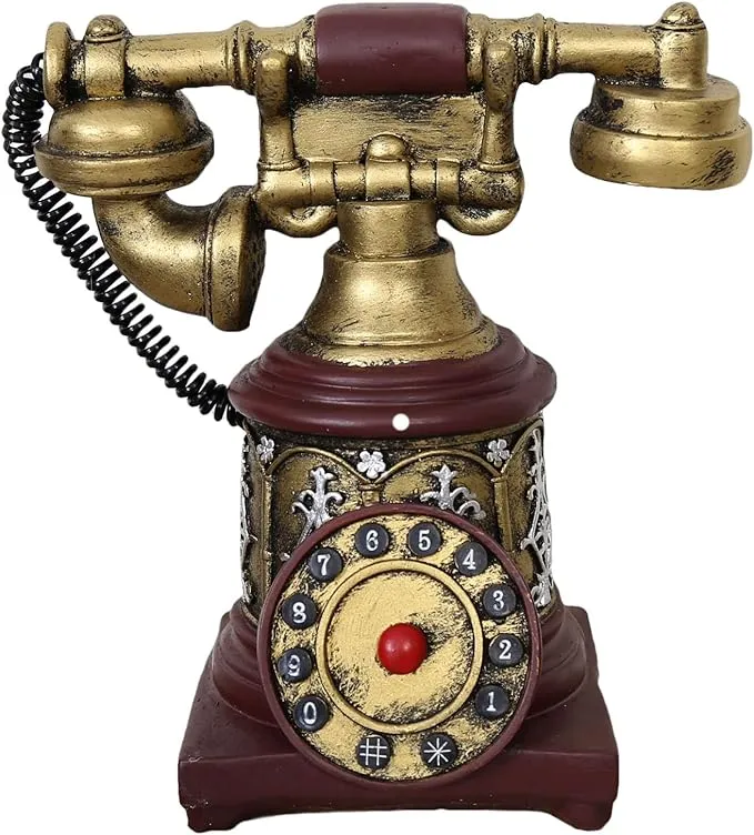 Babymoon Resin Retro Miniature Telephone | Decorative Add-ons | Baby Photography Props