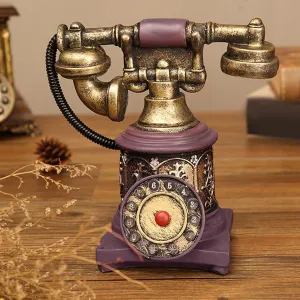 Babymoon Resin Retro Miniature Telephone | Decorative Add-ons | Baby Photography Props