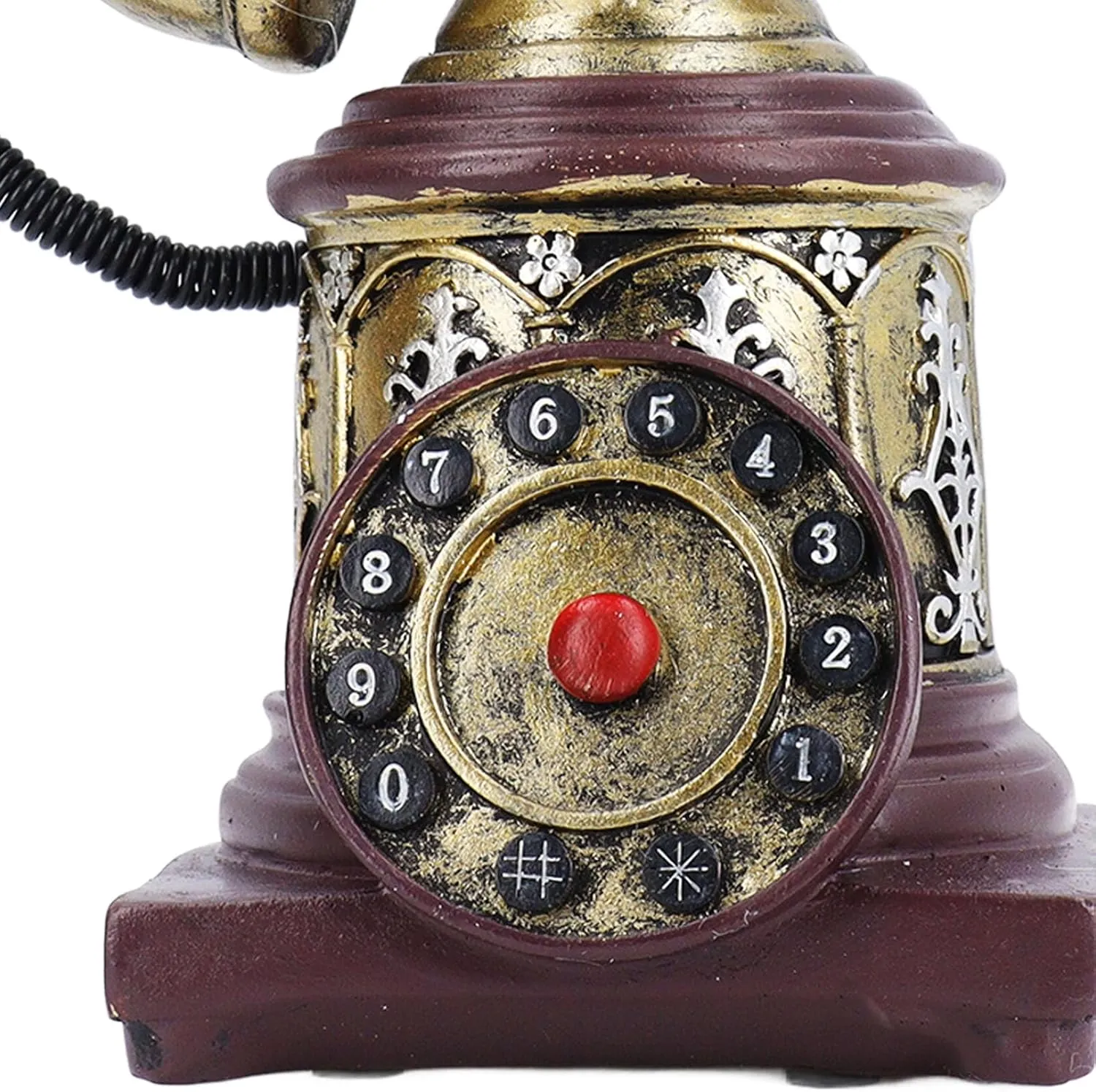 Babymoon Resin Retro Miniature Telephone | Decorative Add-ons | Baby Photography Props