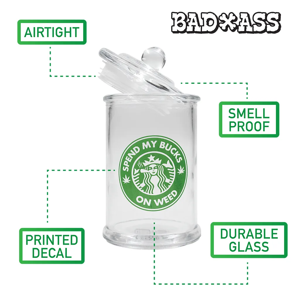 Badass Stash Jar - Spend My Bucks (370ml)
