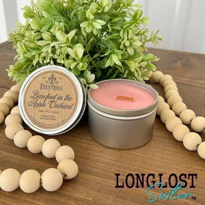 Barefoot in the Apple Orchard 8 oz. wooden wick candle