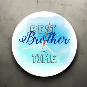 Best Brother of All Time Clock