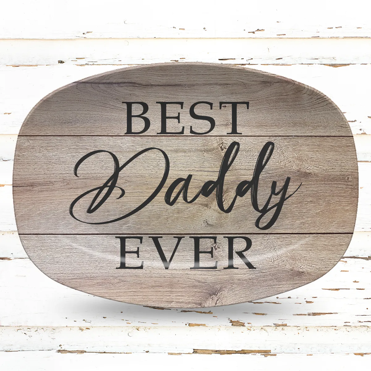 Best Dad Ever Personalized Platter