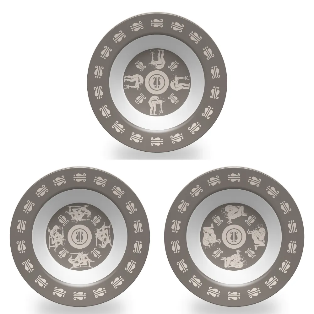 Birdcage Inspired Greek Boy Dinnerware - Bowl Sets