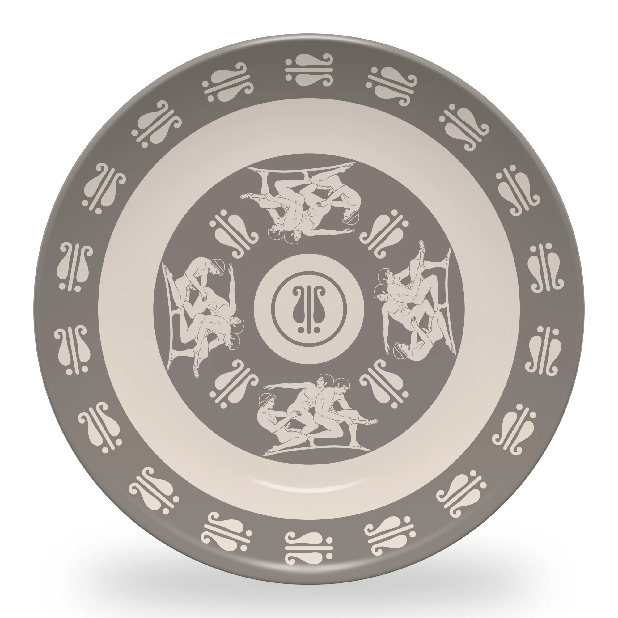 Birdcage Inspired Greek Boy Dinnerware - Plate Sets