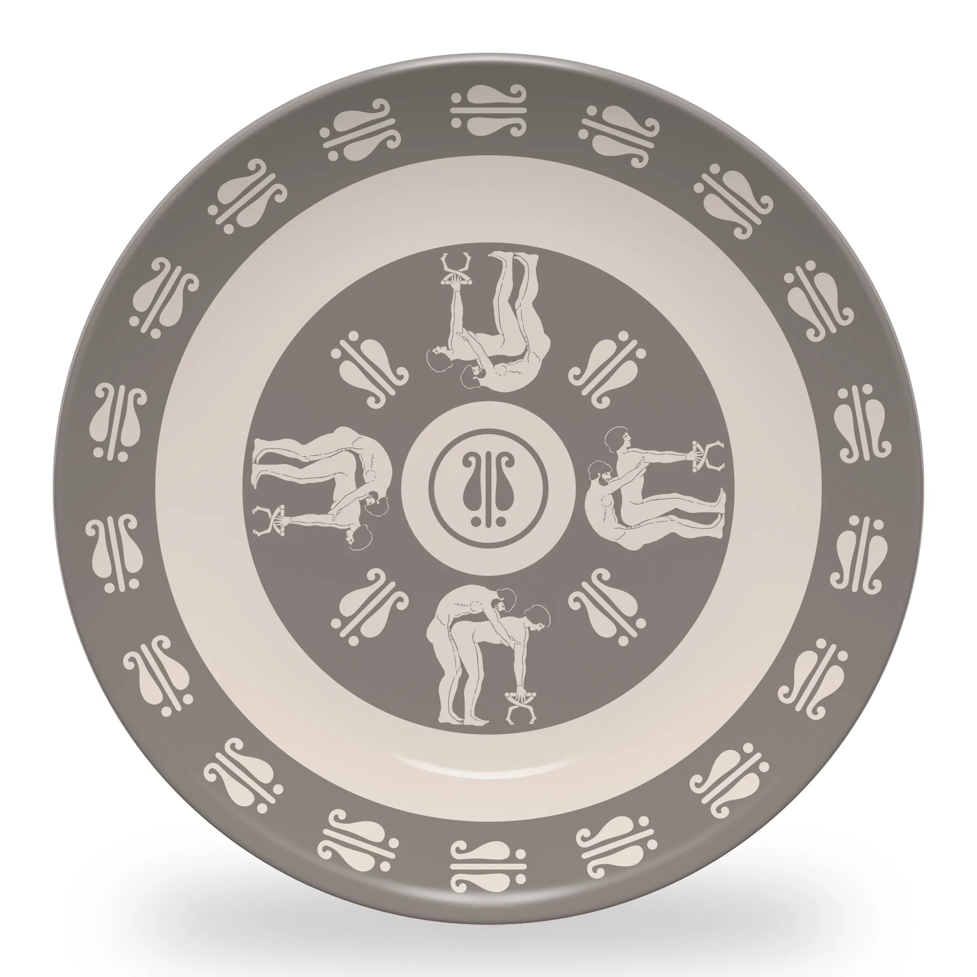 Birdcage Inspired Greek Boy Dinnerware - Plate Sets