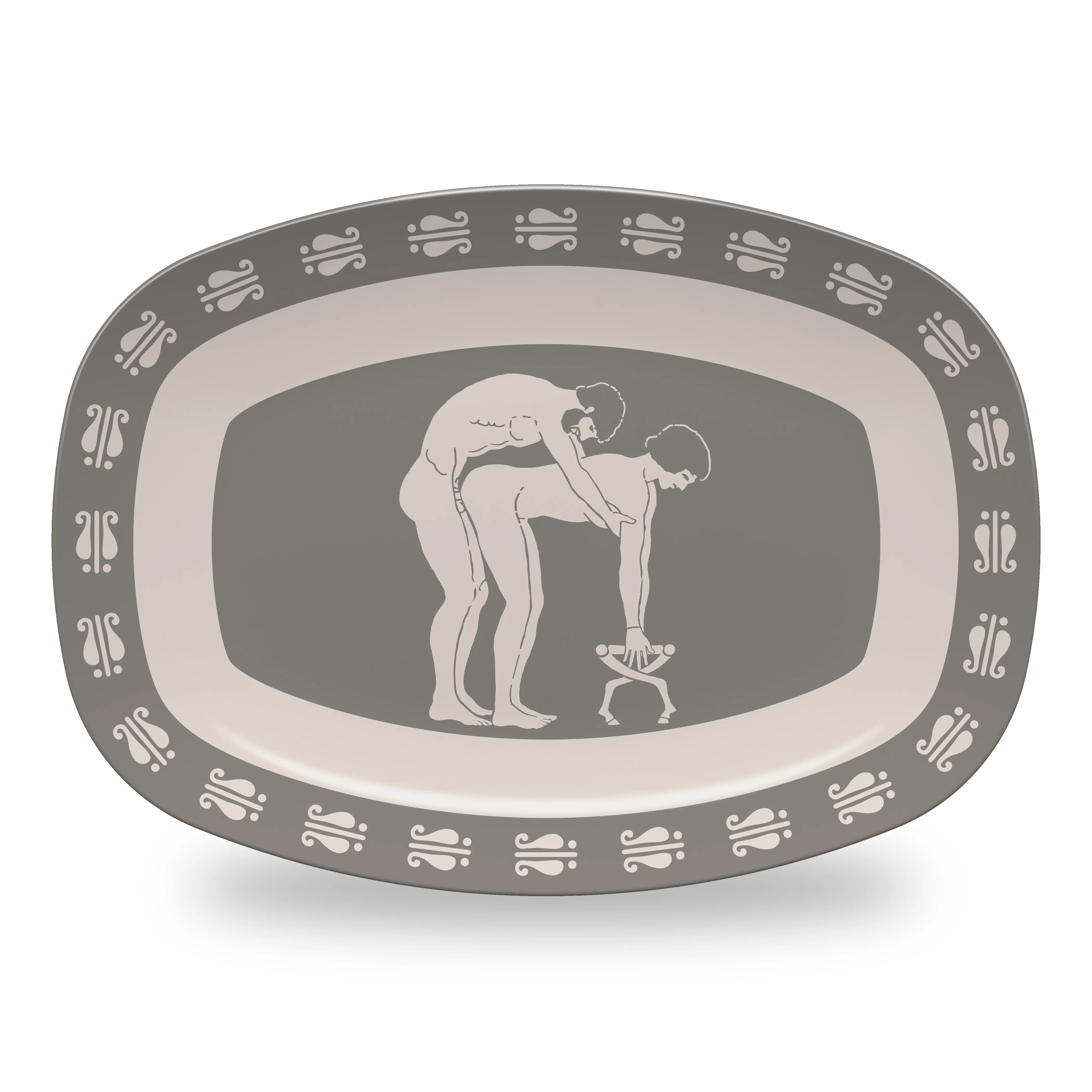 Birdcage Inspired Greek Boy Dinnerware - Platter Sets