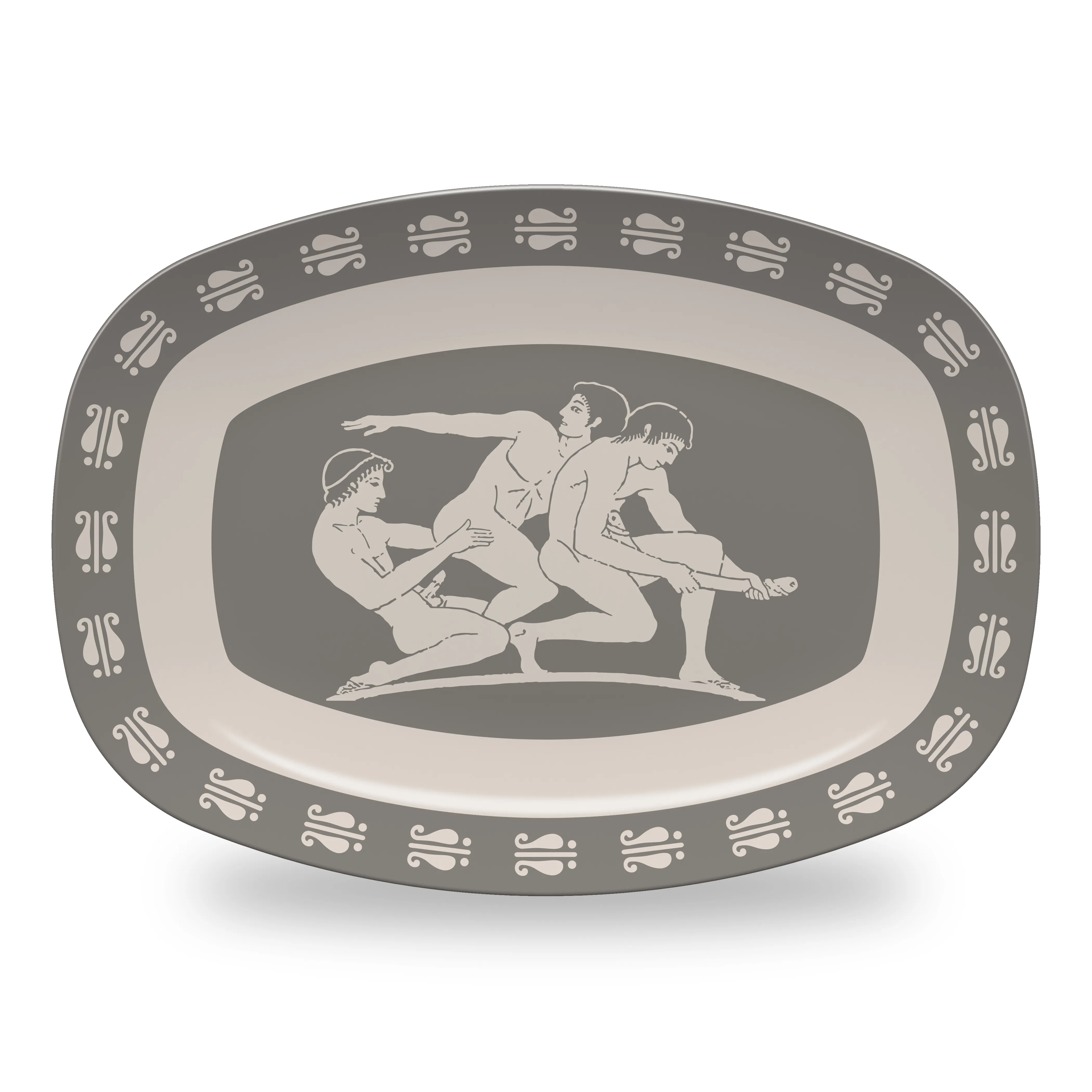 Birdcage Inspired Greek Boy Dinnerware - Platter Sets