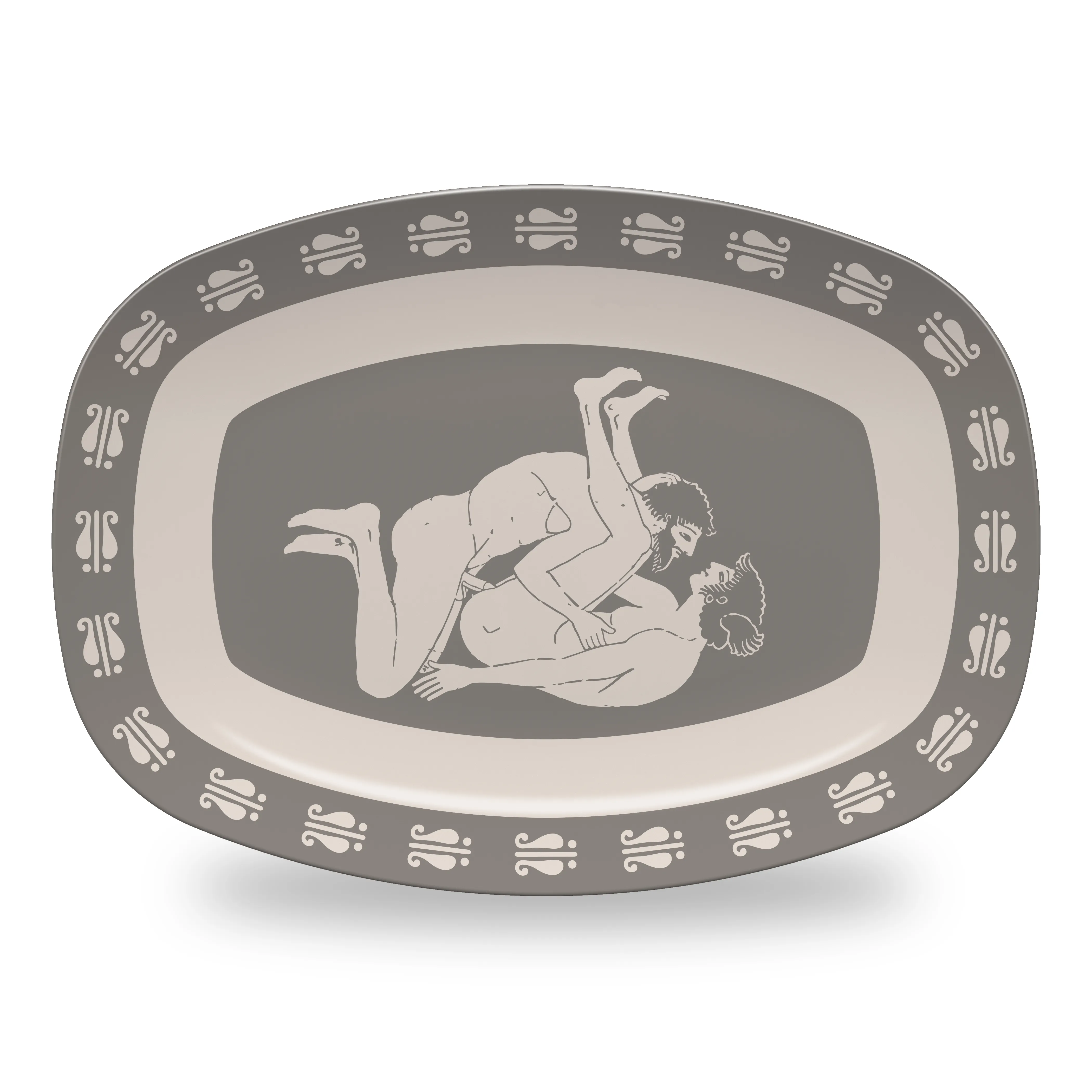 Birdcage Inspired Greek Boy Dinnerware - Platter Sets