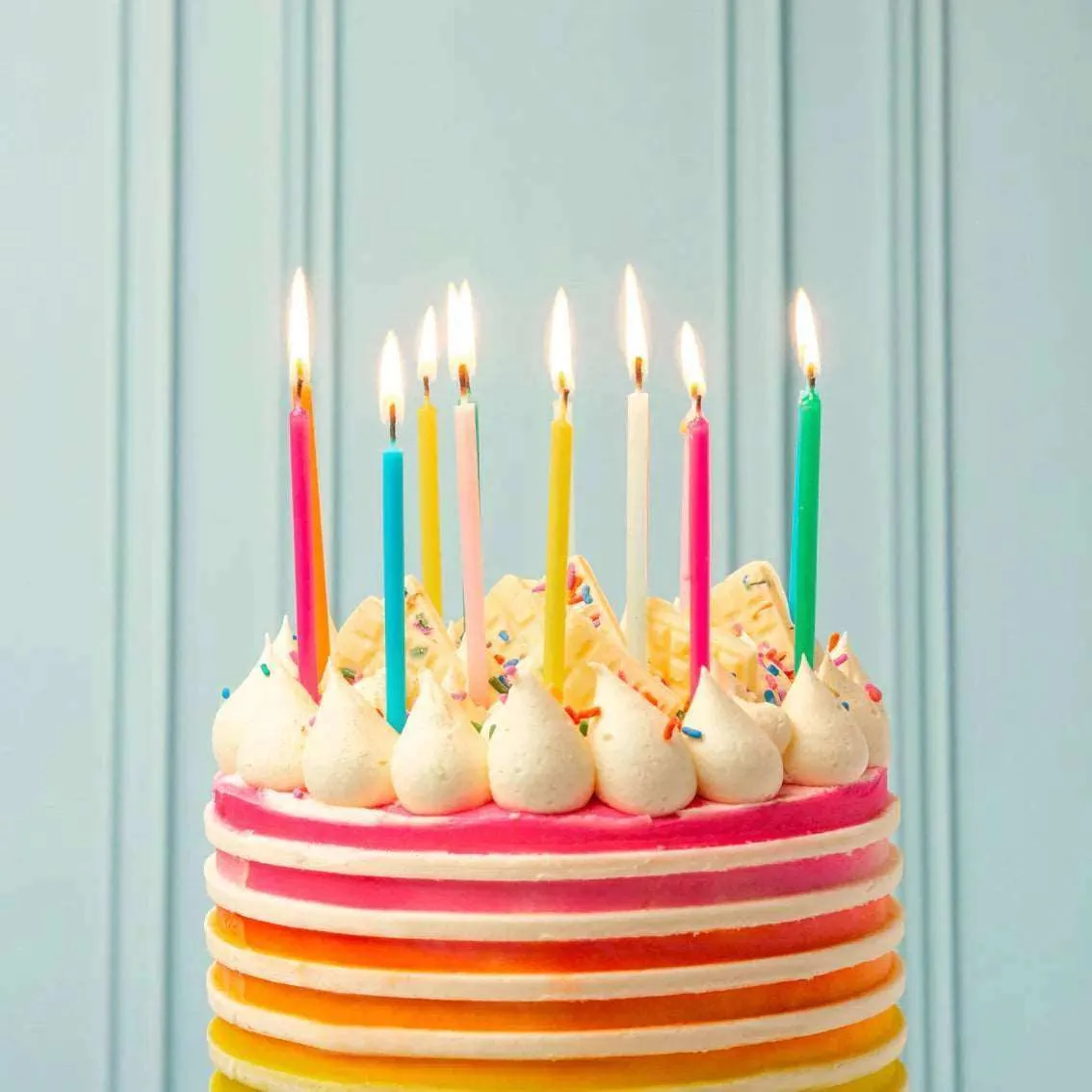Birthday Brights Rainbow Candles