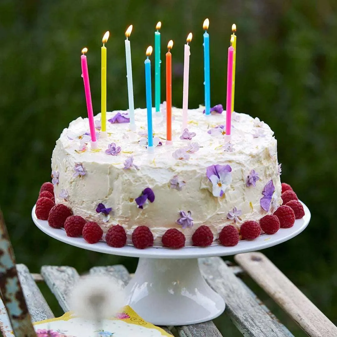 Birthday Brights Rainbow Candles
