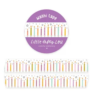 Birthday Candles Washi Tape by Little Lefty Lou