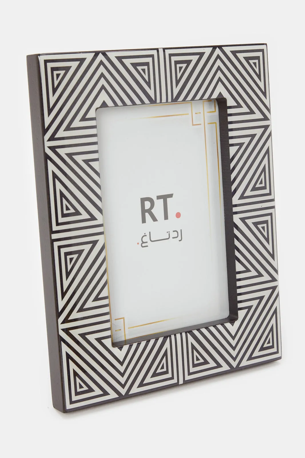Black And White Monochrome Pattern Picture Frame