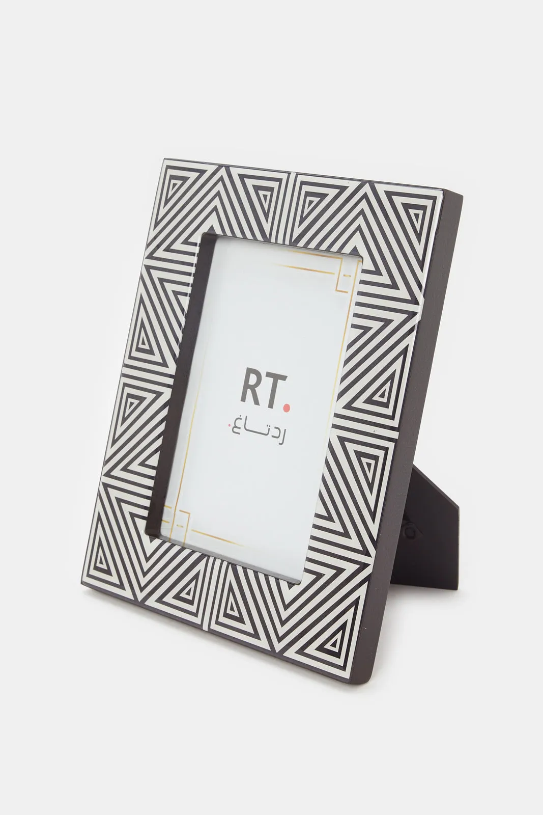 Black And White Monochrome Pattern Picture Frame