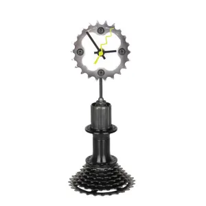 Black Rear Hub Desk Clock