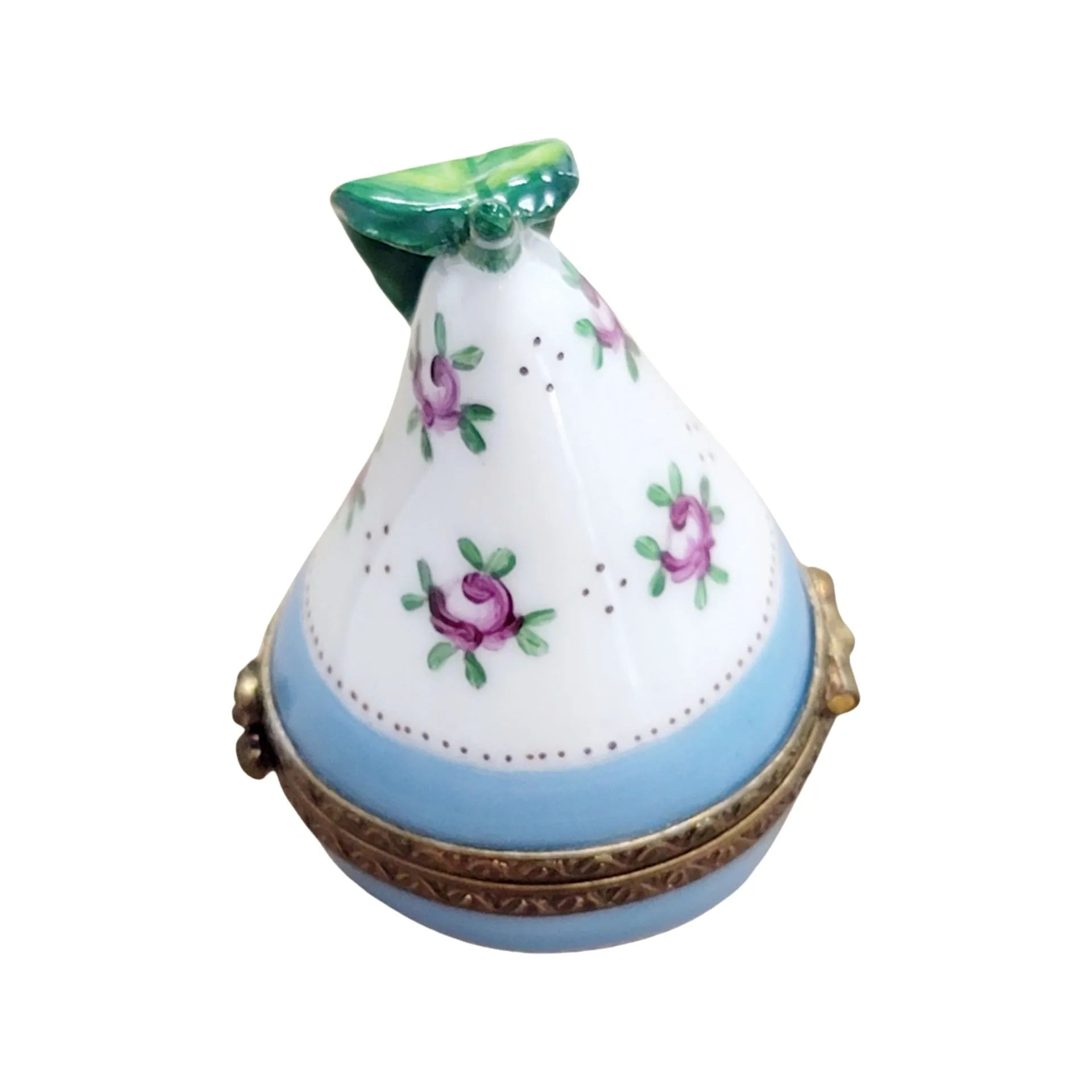 Blue Pear w Flowers