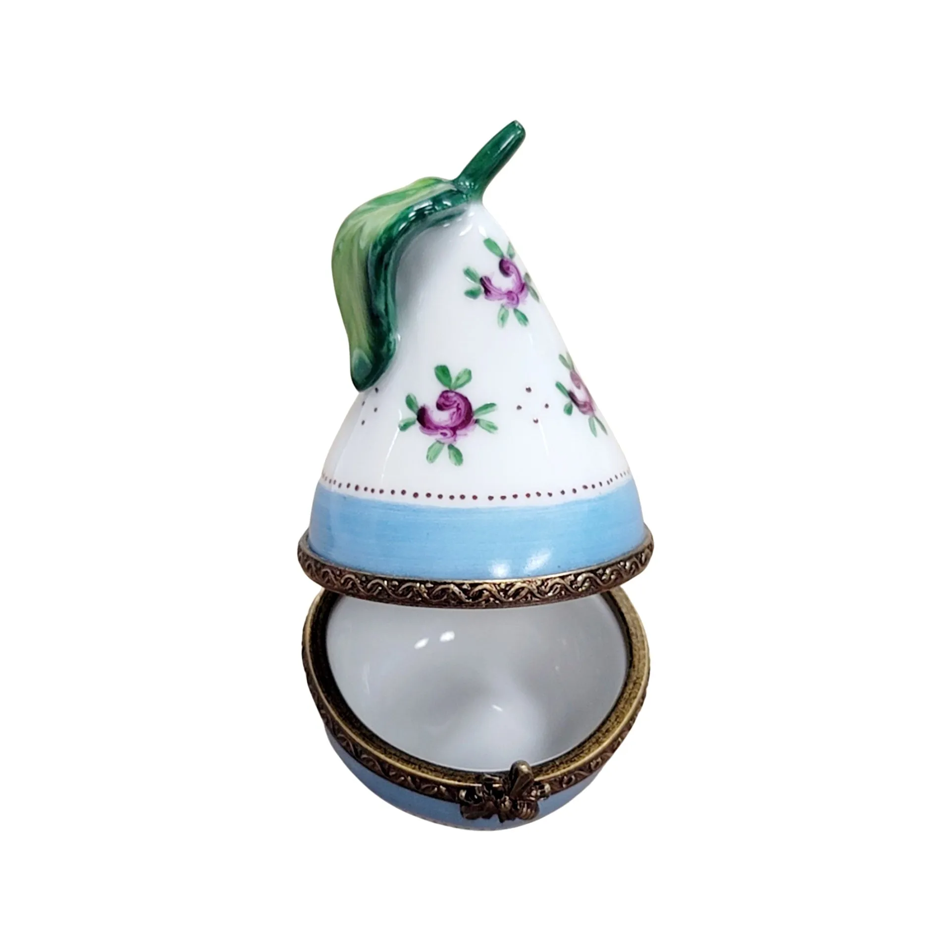 Blue Pear w Flowers