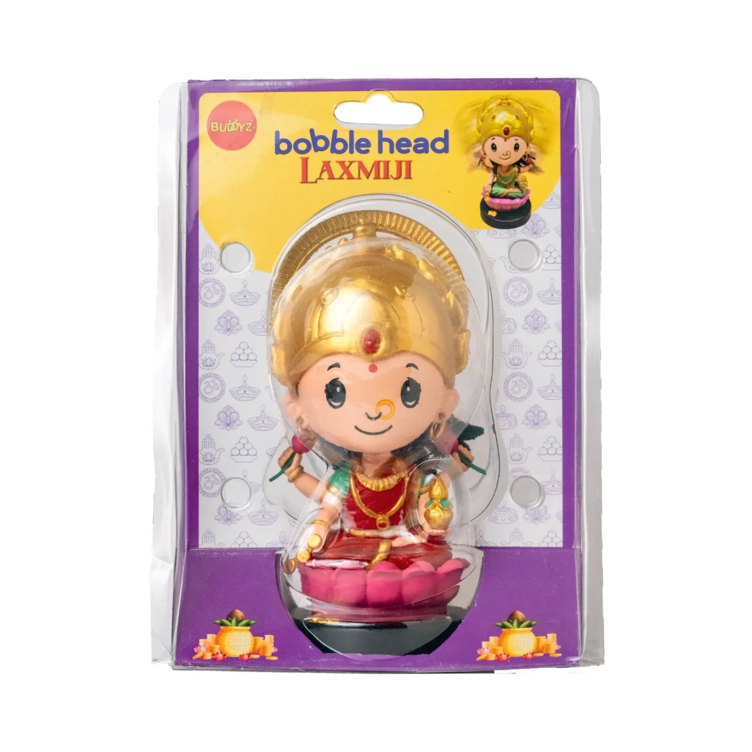 Bobble Head Laxmiji Red 5.5 in