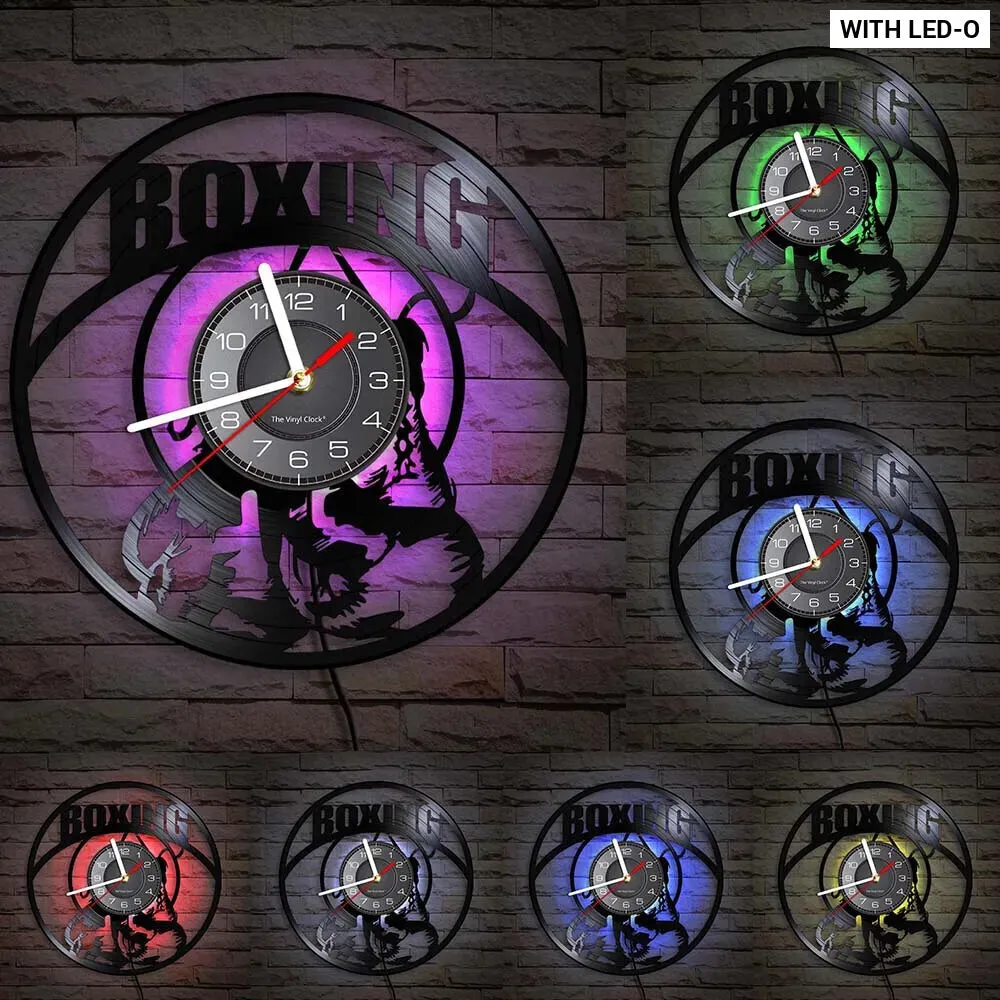 Boxing Vinyl Record Wall Clock