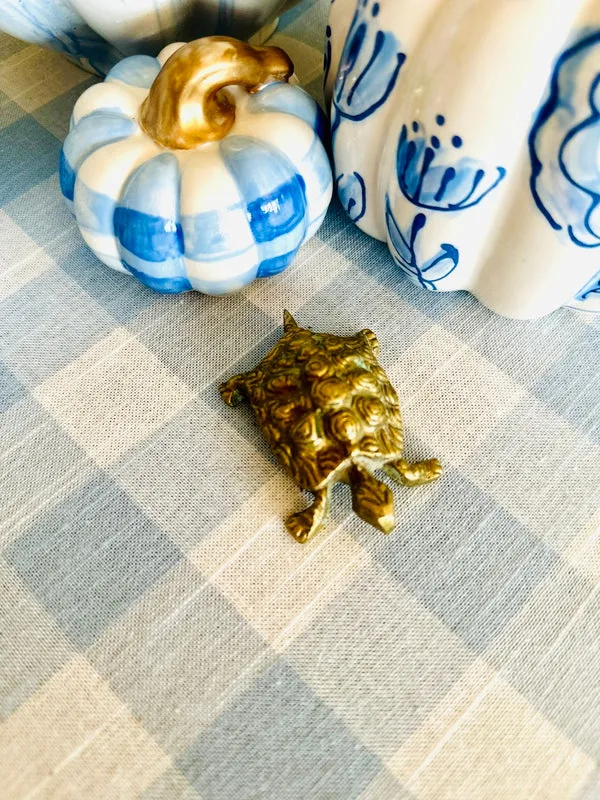 Brass Animal Figurines - Variety (Bat, Cricket, Goat, Fish, Turtle, Elephant)