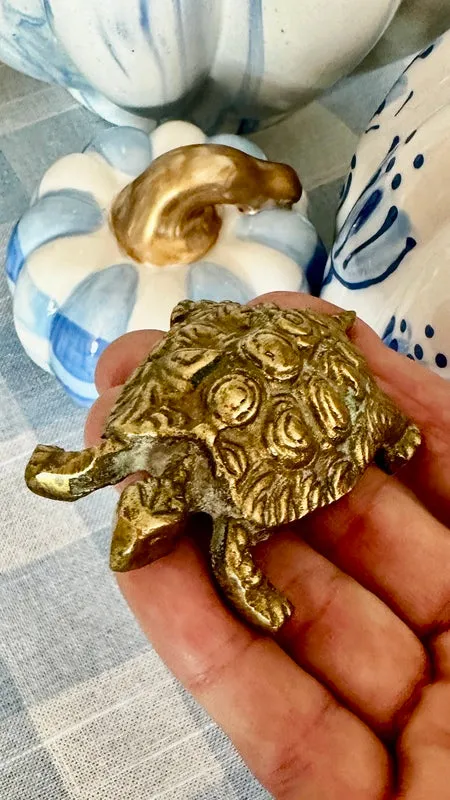 Brass Animal Figurines - Variety (Bat, Cricket, Goat, Fish, Turtle, Elephant)
