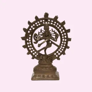 Brass Antique Finish Natraj - 9 in