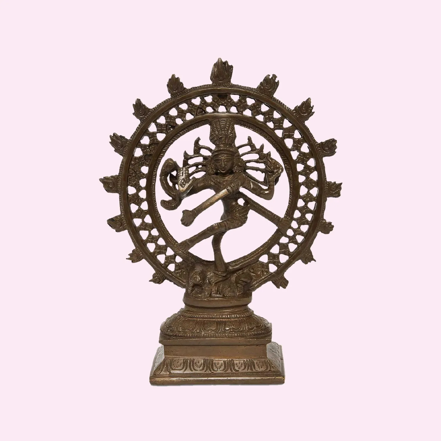 Brass Antique Finish Natraj - 9 in