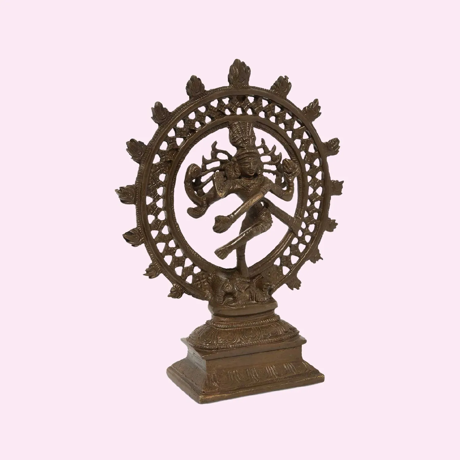 Brass Antique Finish Natraj - 9 in