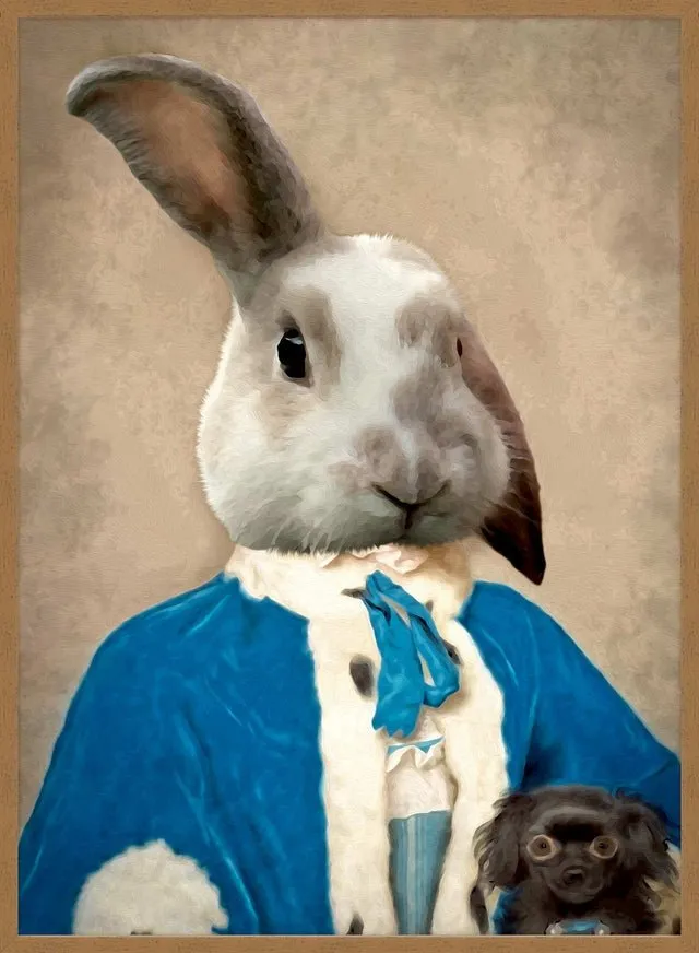 Bunny Rabbit Portrait Print