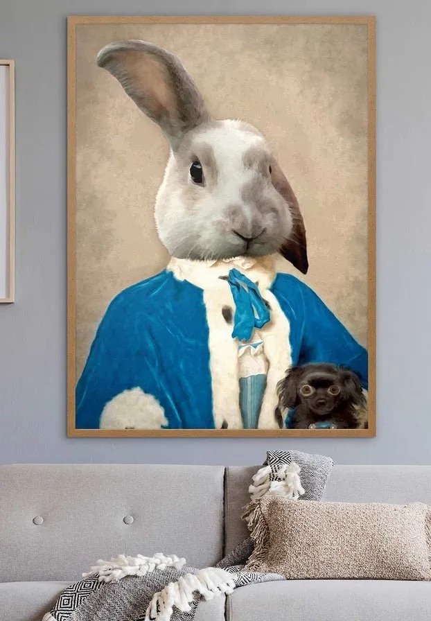 Bunny Rabbit Portrait Print