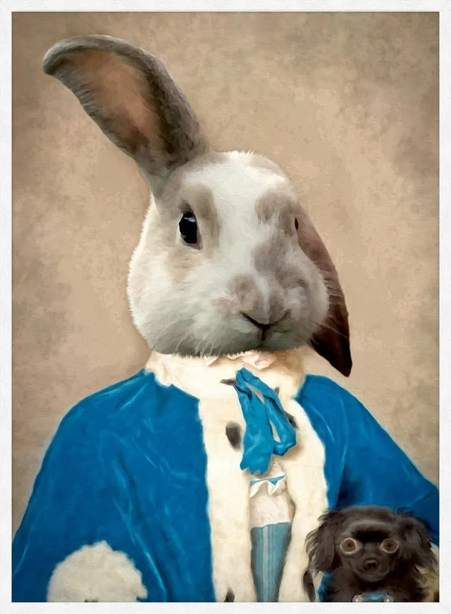 Bunny Rabbit Portrait Print